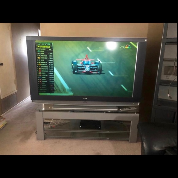 60 inch Sony TV with a glass stand - Picture 1 of 1